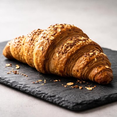 Whole grain croissant