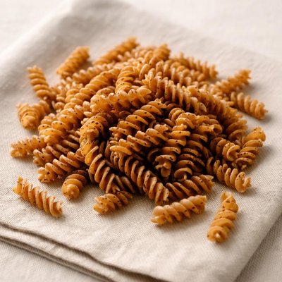 Whole grain fusilli