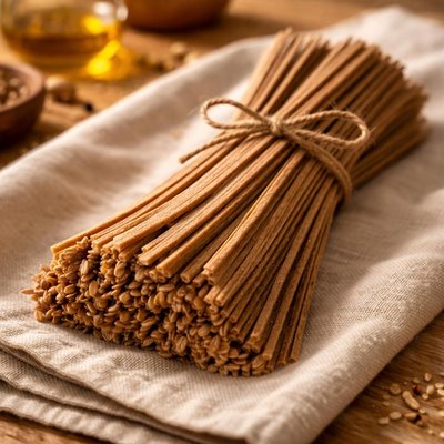 Whole grain linguine noodles