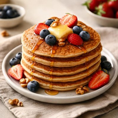 Whole grain pancake