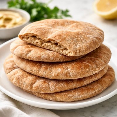 Whole grain pita bread