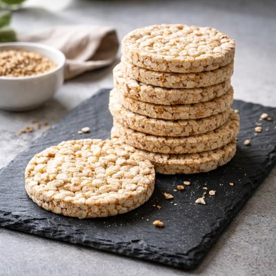 Whole grain rice cakes