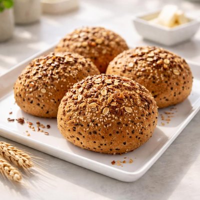 Whole grain rolls