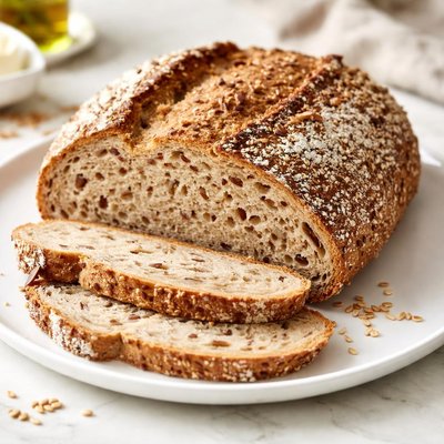 Whole grain sourdough bread