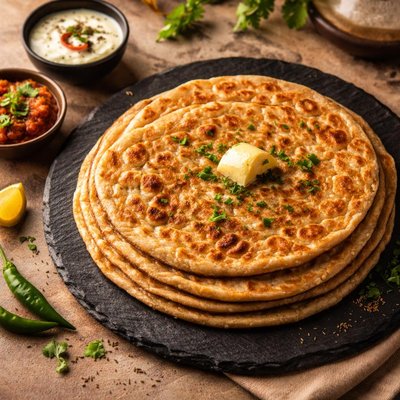 Whole meal paratha