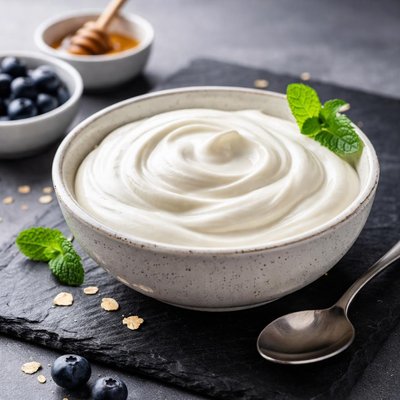 Whole plain yogurt