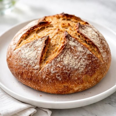 Whole sourdough bread