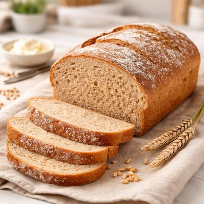 Whole wheat bread artesano