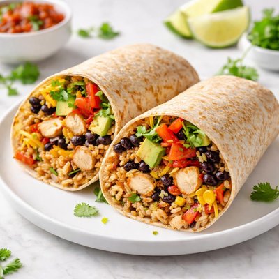 Whole wheat burrito wrap
