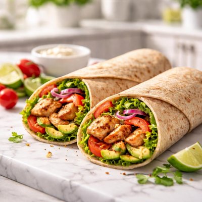 Whole wheat carb balance wrap