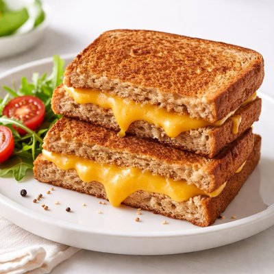 Whole wheat cheese sandwich