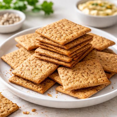 Whole wheat crackers