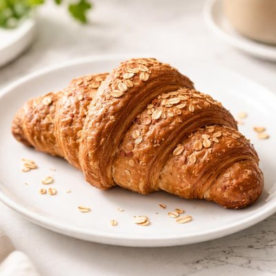 Whole wheat croissant