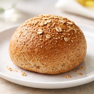 Whole wheat dinner roll