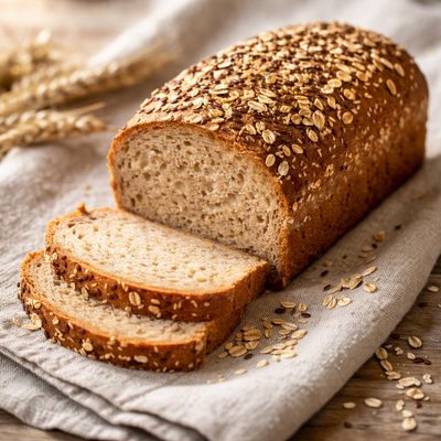 Whole wheat grain bread