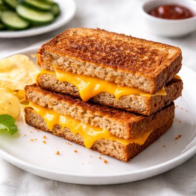 Whole wheat grilled cheese