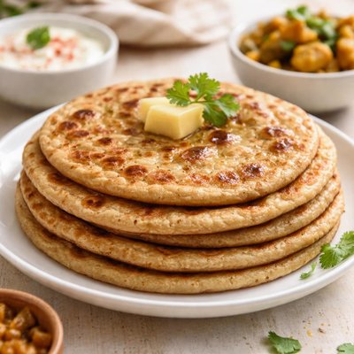 Whole wheat paratha