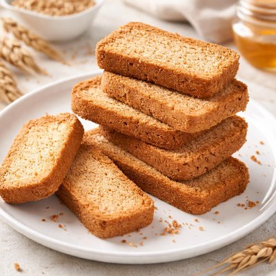 Whole wheat rusk