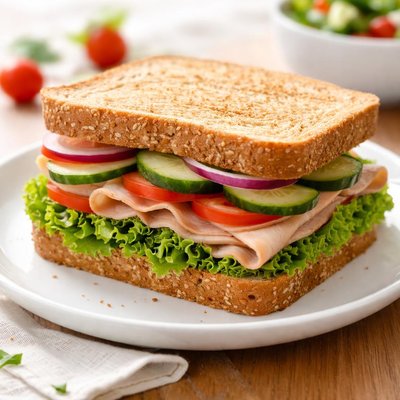 Whole wheat sandwich