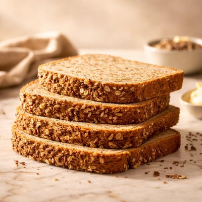 Whole wheat seed toast