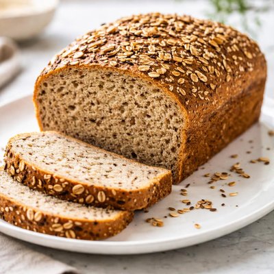 Whole wheat seeded bread
