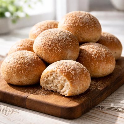 Whole wheat soft rolls
