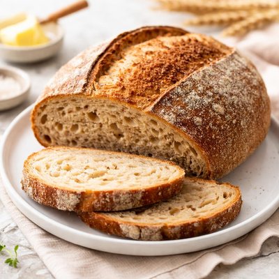 Whole wheat sourdough bread