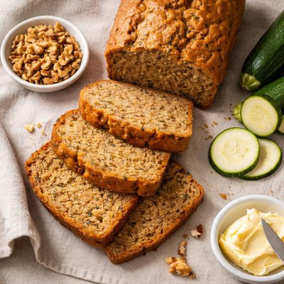 Whole wheat zucchini bread