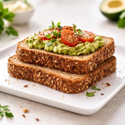 Wholegrain bread toast