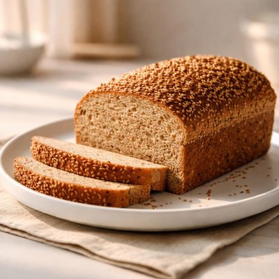 Wholemeal bread with sesame