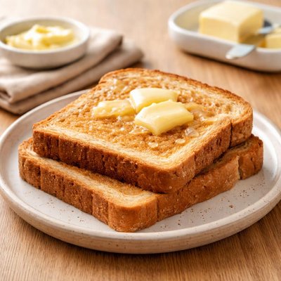 Wholemeal butter toast