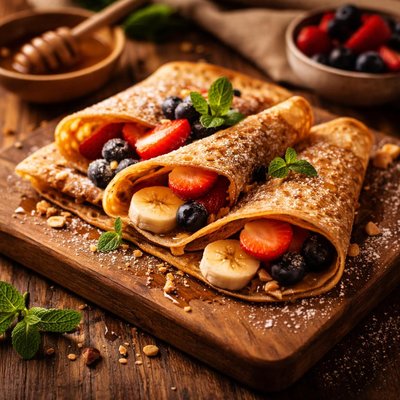 Wholemeal crepe