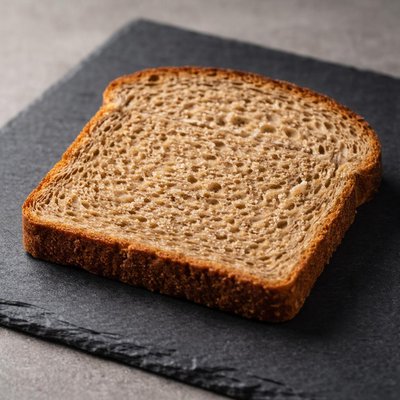 Wholewheat bread slice