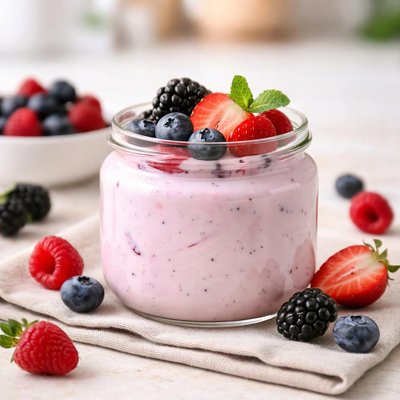 Wild berry yoghurt