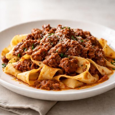 Wild boar ragu sauce