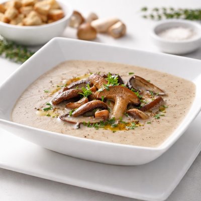 Wild mushroom soup