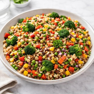 Wild rice and vegetable mix