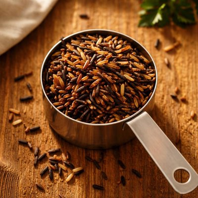 Wild rice two thirds a cup