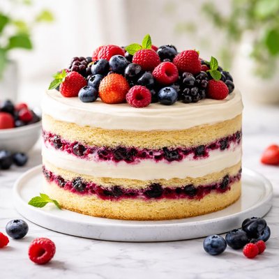 Wildberry cake