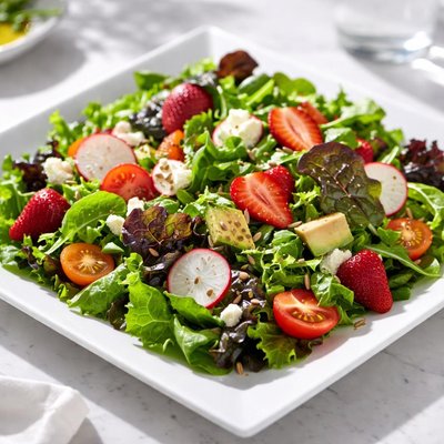 Wildfield green salad