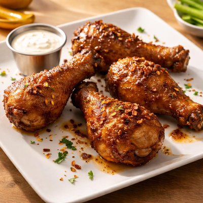 Wingstop hot honey rub chicken leg