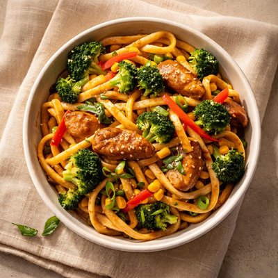 Wok hey udon chicken