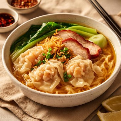 Wonton ho noodles