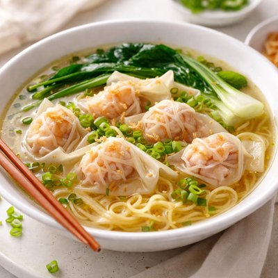 Wonton noodle soup