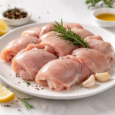 Woolworths  rspca thigh fllets bluck pack