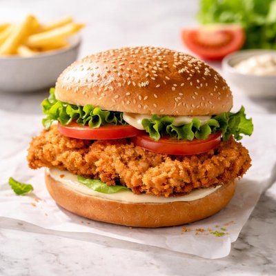 Woolworths chicken burger