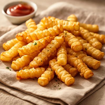 Wrinkle fries