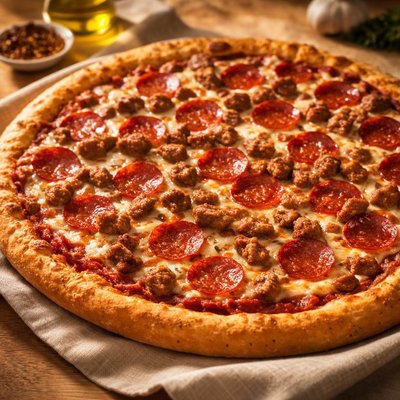 Xlny papa murphys pizza sausage and pepperoni