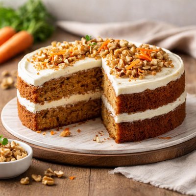 Xylitol carrots cake