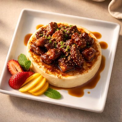 Yakikate kalbi custard